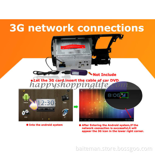Android Car DVD Player GPS Navigation Wifi 3G for Honda Civic 2006-2011 Bluetooth Touch Screen